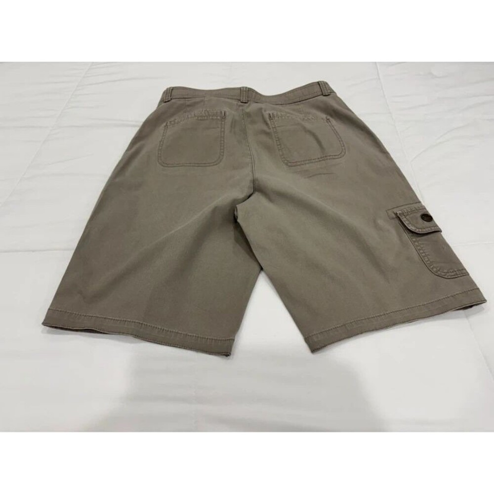Ladies Croft & Barrow Classic Fit Tan Size 6 Bermuda Cargo Shorts